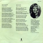 Sandy Denny: Pass of Arms (Island WIP 6141, back side)