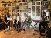 6hunesseq at a house concert in Hamburg, Germany, on 14 September 2024; photo Reinhard Zierke