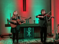 Christina Alden & Alex Patterson at Lottes Musiknacht at Stiftskirche Elmshorn, Germany, on 9 March 2024; photo Reinhard Zierke
