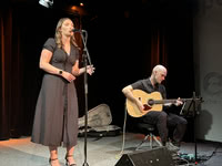 Mairi McGillivray and Pablo Lafuente at the 2025 Young Scots Trad Awards Winner Tour at Wilhelm 13 in Oldenburg, Germany, on 7 March 2025; photo Reinhard Zierke