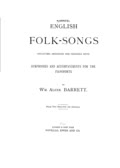 W.A. Barrett: English Folk-Songs