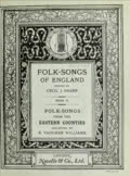 Folk-Songs of England, Book II: Folk-Songs From the Eastern Counties by R. Vaughan Williams