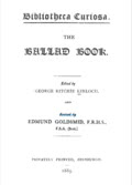 George Ritchie Kinloch: The Ballad Book