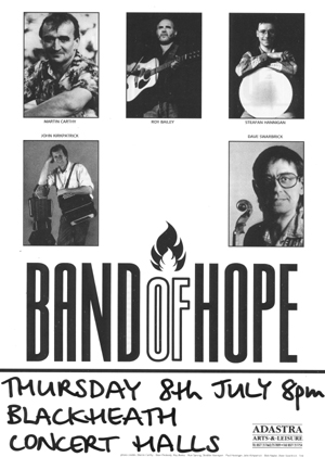 Photo of the Band of Hope flyer courtesy of Musikfolk